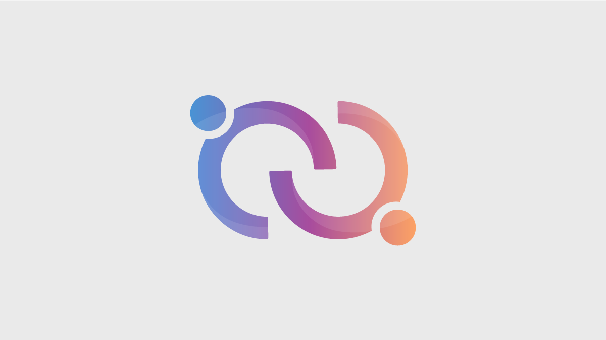 Crezo's logo, an infinity like symbol.
