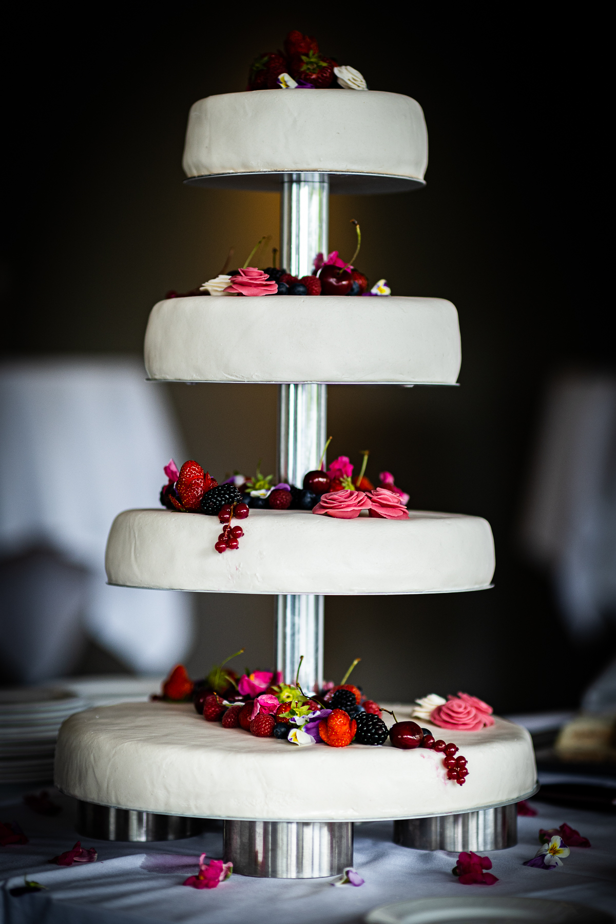 The wedding cake.