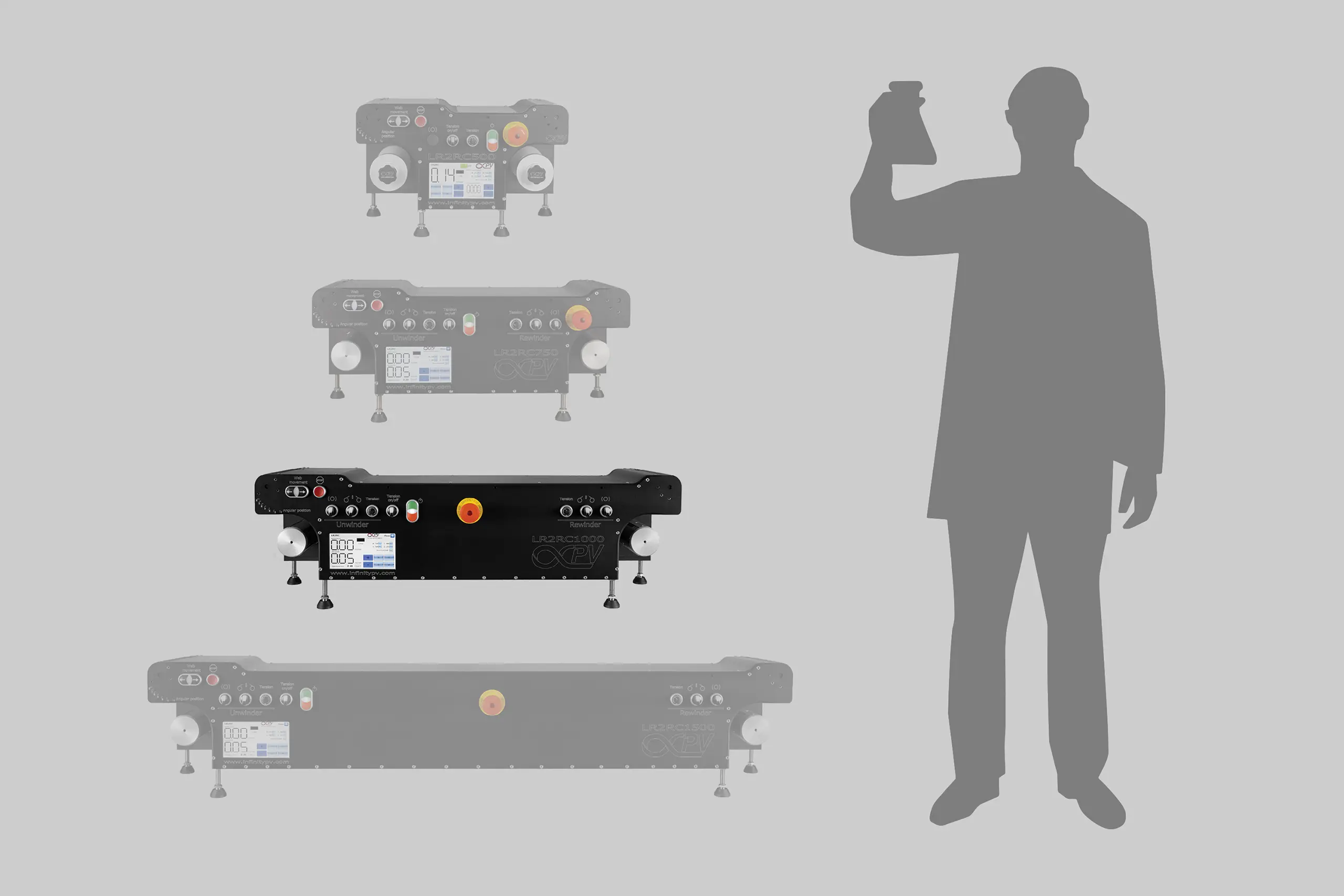 Laboratory equipment for coating and/or characterizing printed electronics.