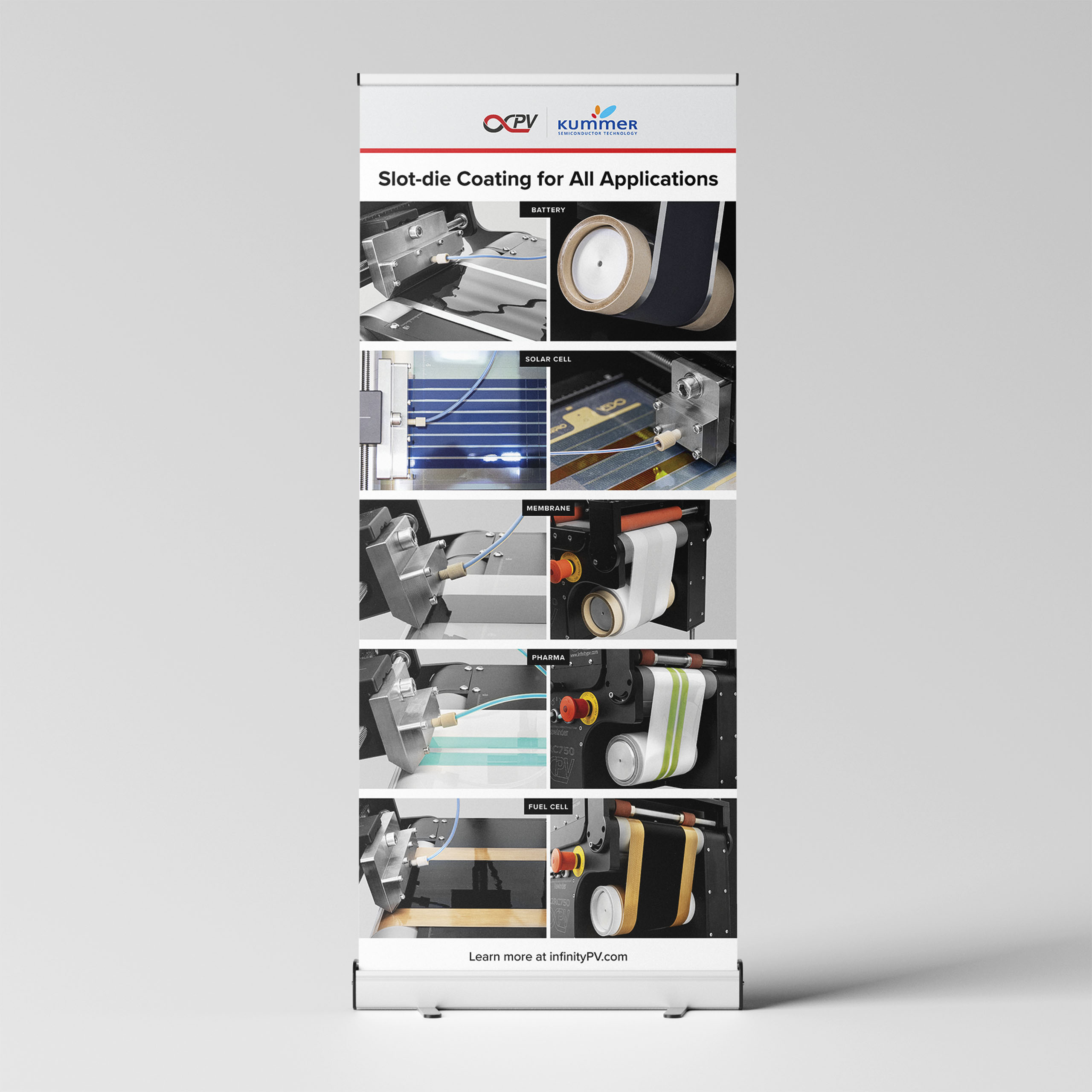 Roll-up banner.
