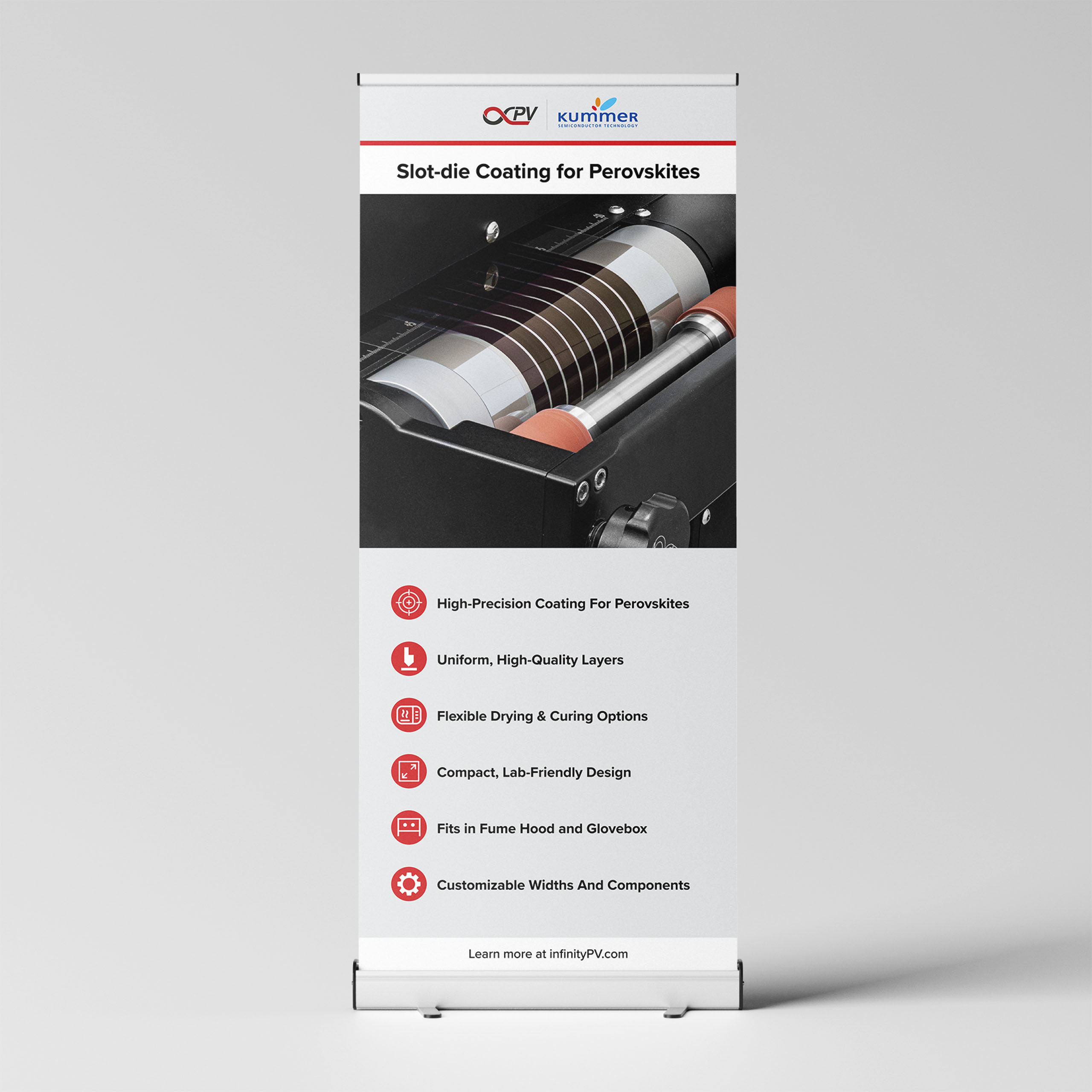 Roll-up banner.