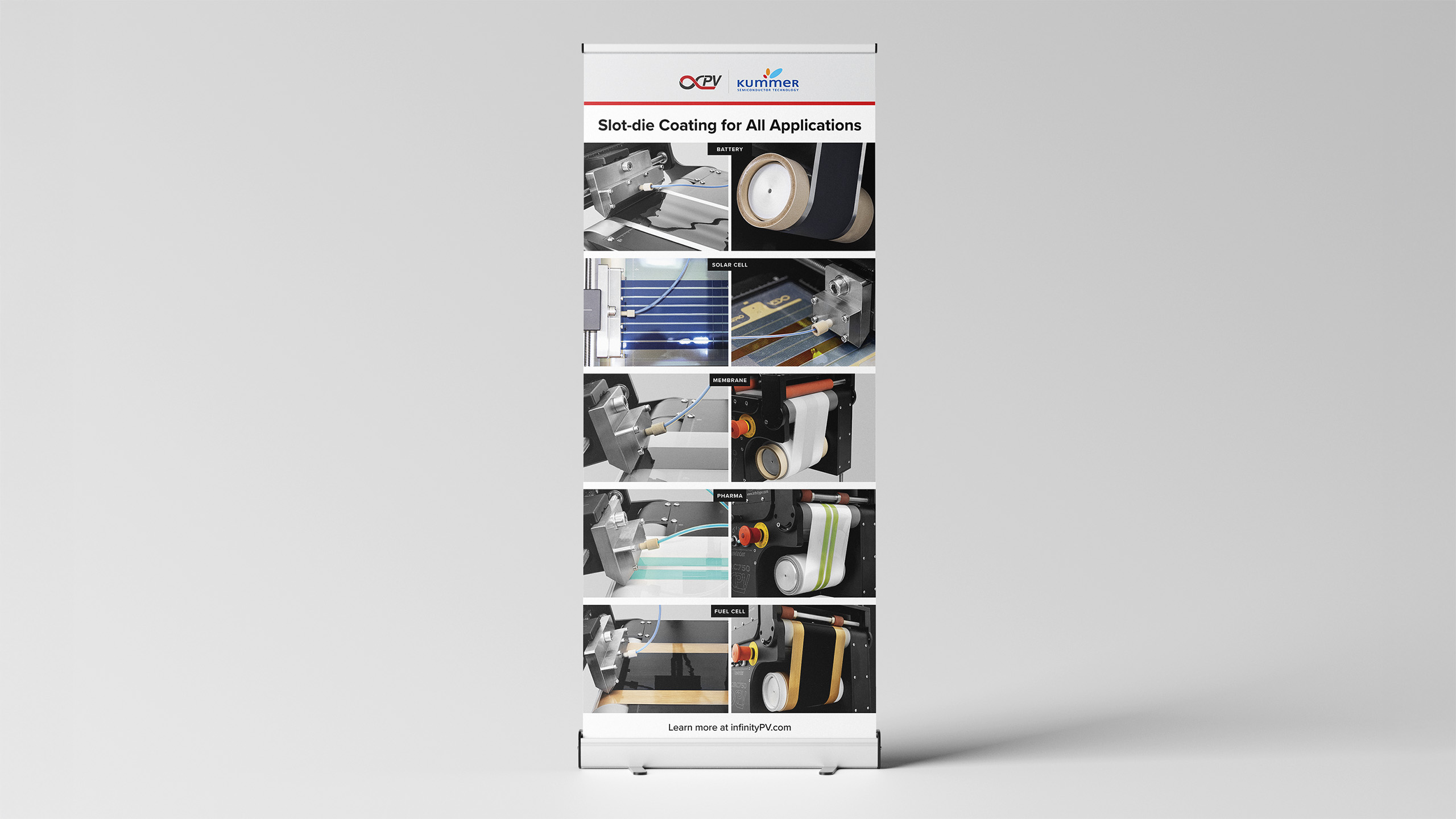 Roll-up banner.