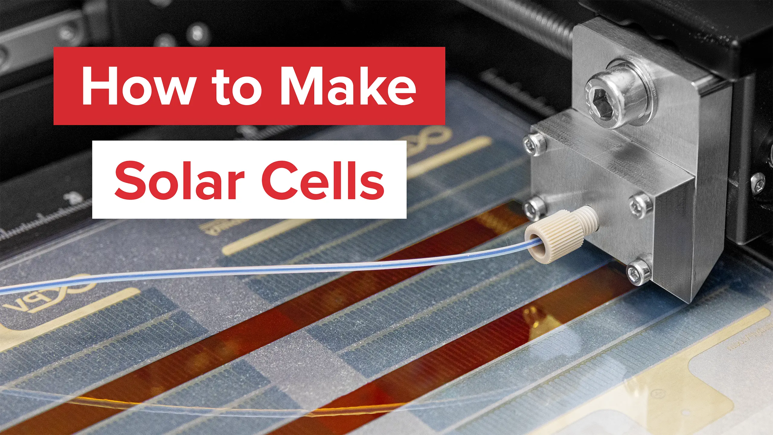 Laboratory equipment for coating and/or characterizing printed electronics.