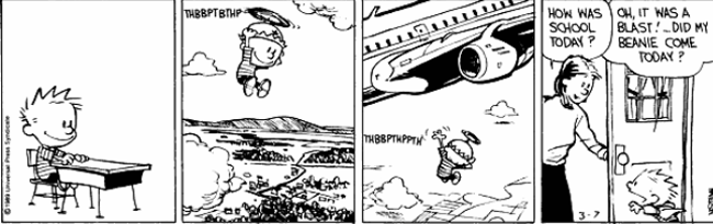 Calin and Hobbes comic.