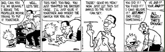 Calin and Hobbes comic.