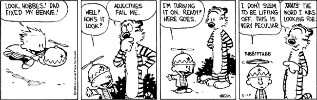 Calin and Hobbes comic.