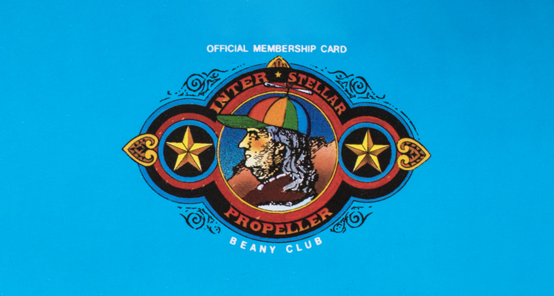 Interstellar Propeller's official beany club membership card.