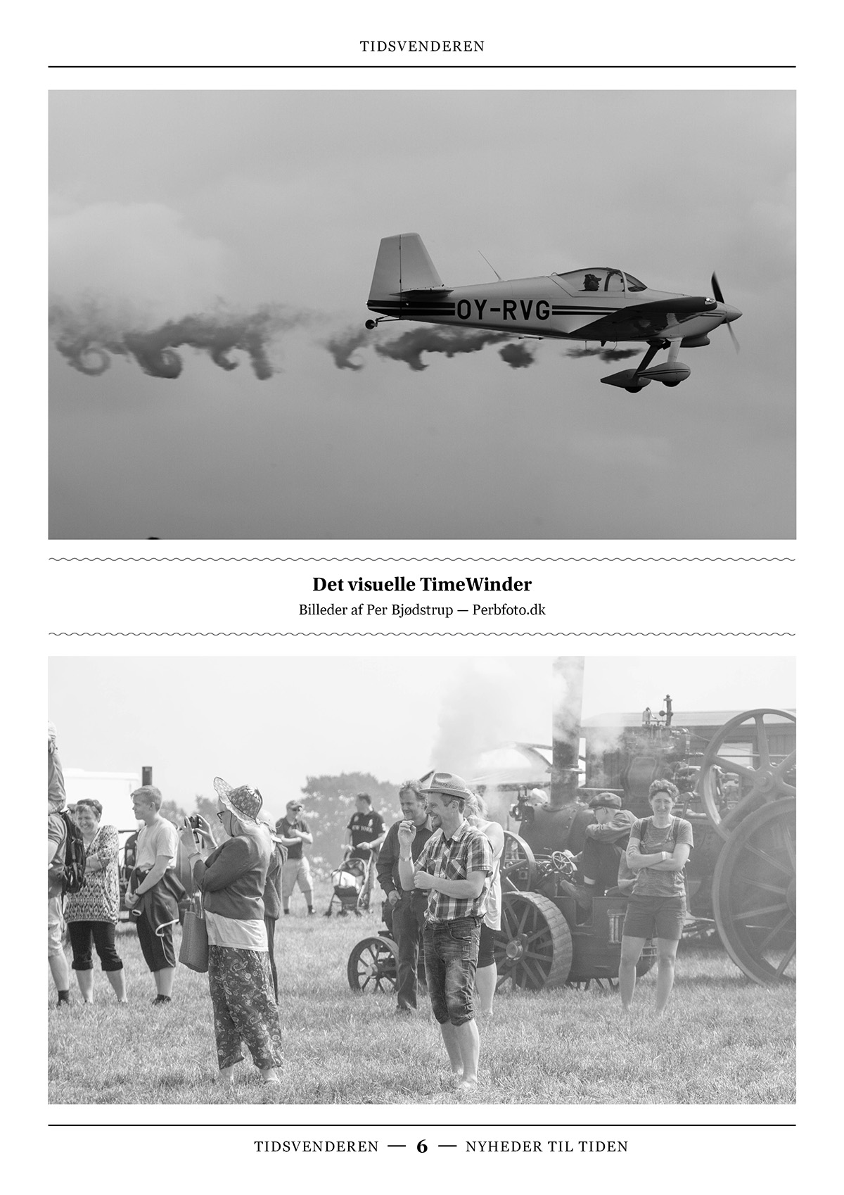 A page of the newspaper, Tidsvenderen.