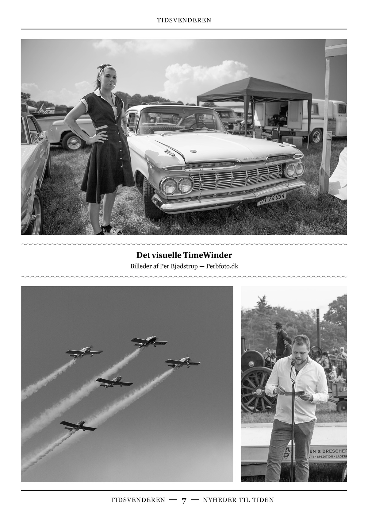 A page of the newspaper, Tidsvenderen.