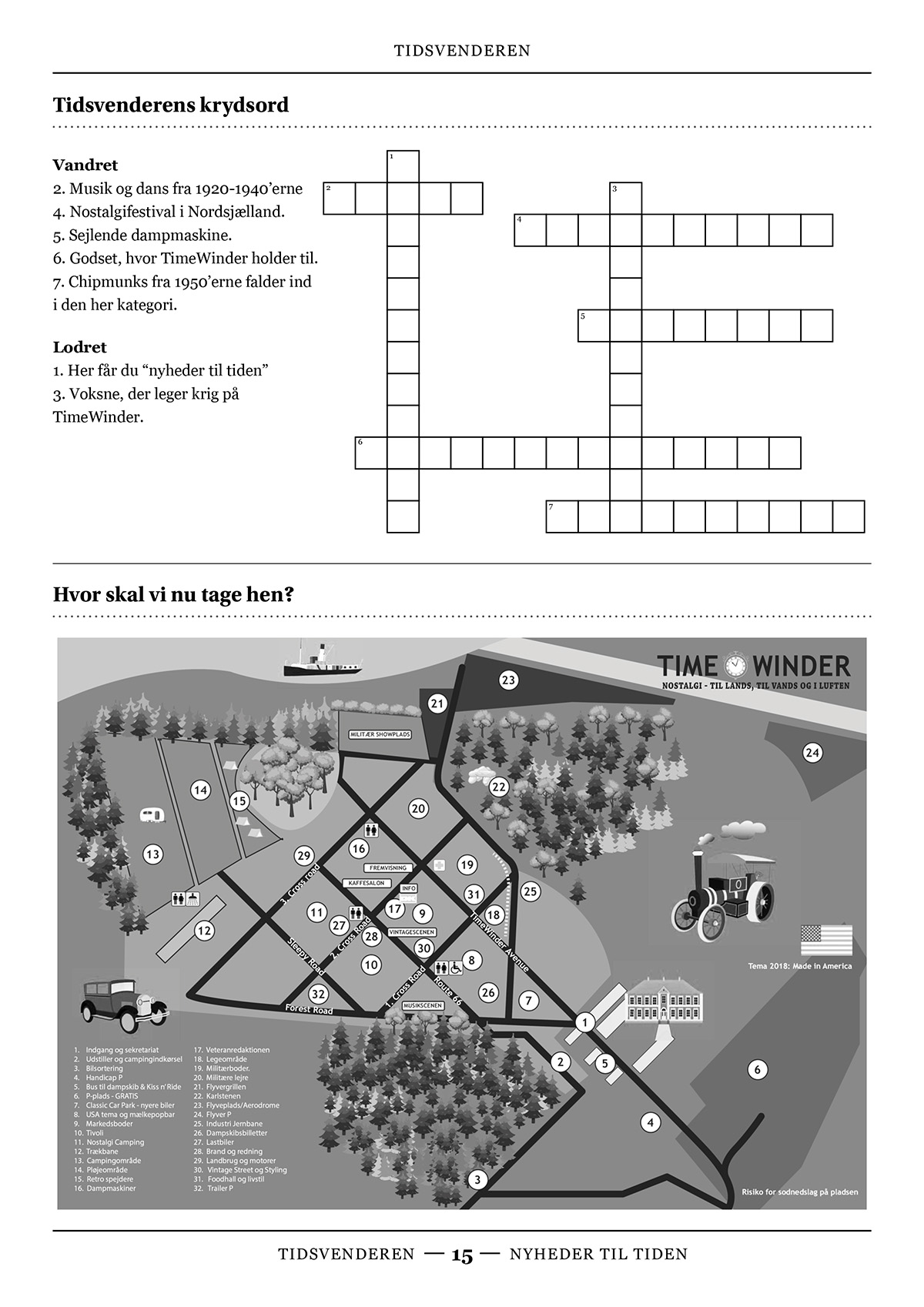 A page of the newspaper, Tidsvenderen.
