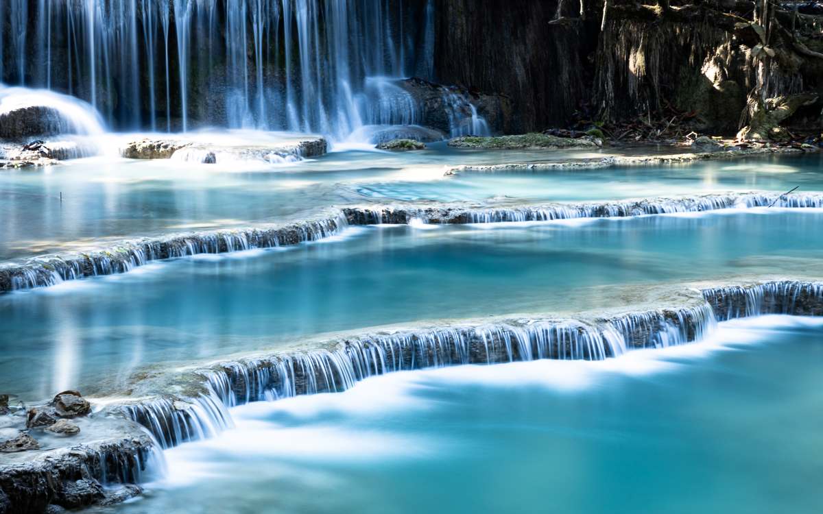A waterfall.