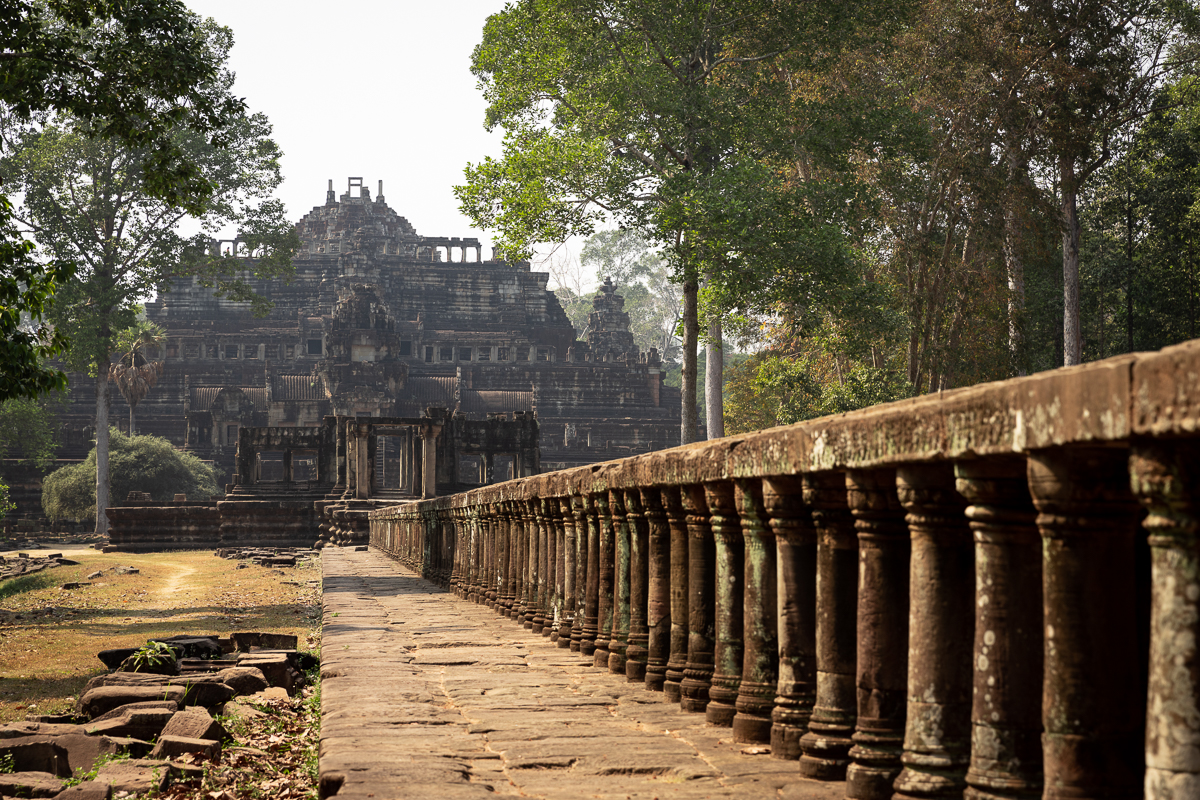 A bridge to a temple.